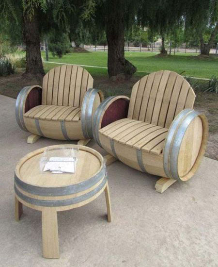 Barrel Patio Chairs