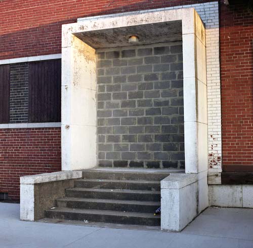 Brick Walled Doorway