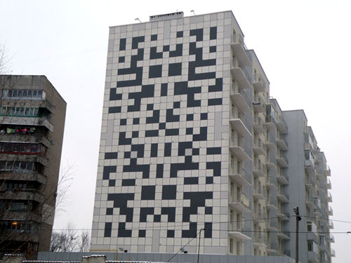 Crossword Apartment Building in Lvov, Ukraine