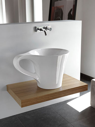 Coffee Cup Shaped Sink