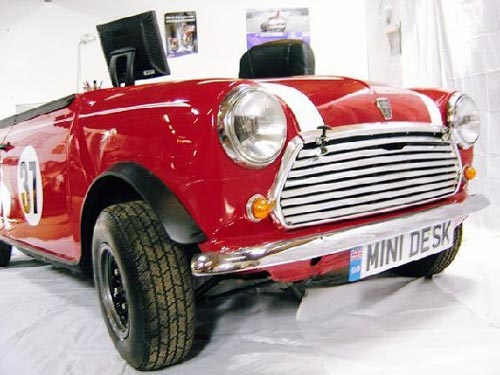 Mini Cooper Office Desk Front