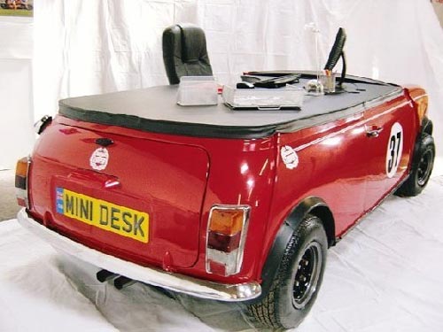 Mini Cooper Office Desk Back