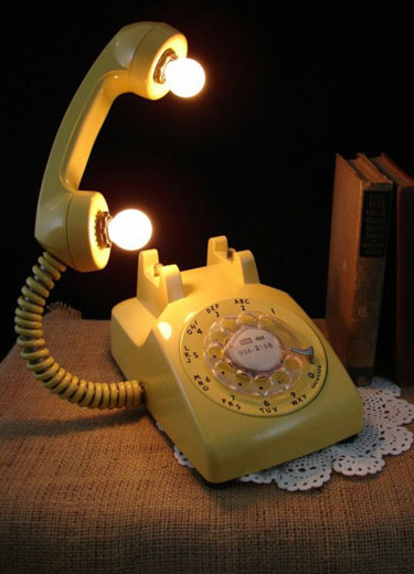 Rotary Phone Lamp