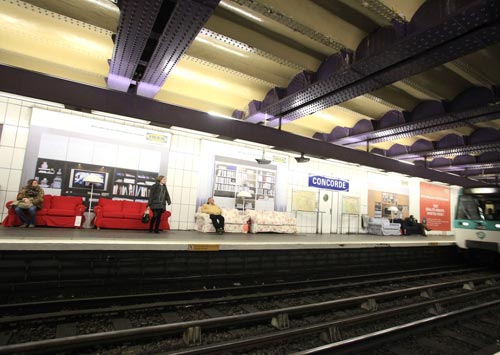 Ikea Furnished Subway Platform