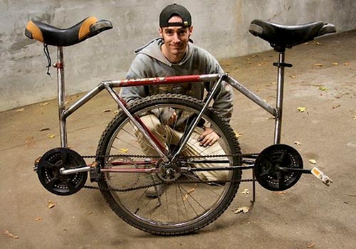 Two Person Unicycle Design