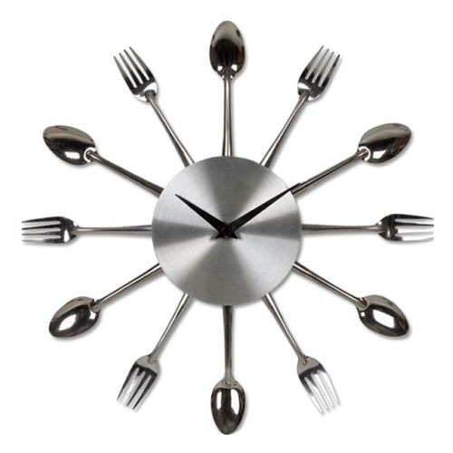 Fork and Spoon Clock