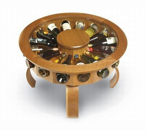 Coffee Table Wine Rack