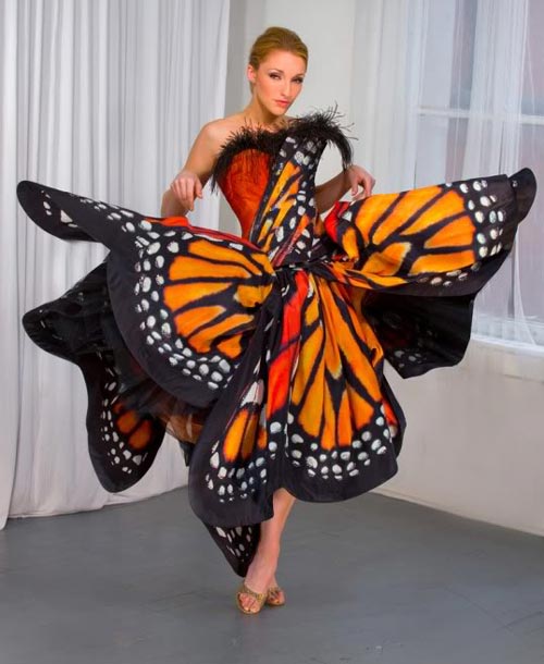 Monarch Butterfly Gown