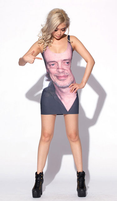 Steve Buscemi Portrait Dress