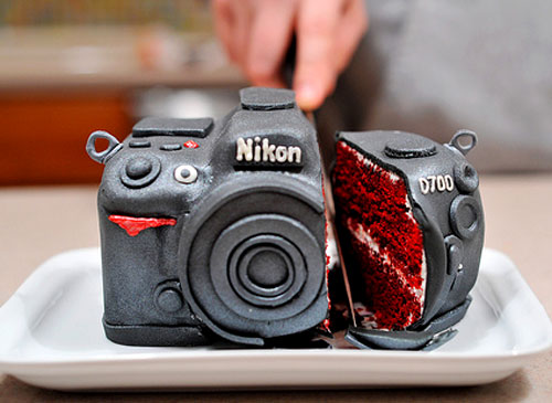 Nikon Camera Cake