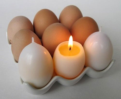 Egg Yolk Candles