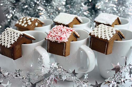 Hot Chocolate Gingerbread Cookies