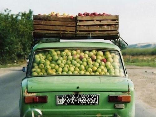 Car Full Of Apples