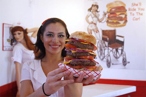 Quadruple Bypass Burger