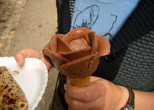 Rose Shaped Ice-Cream Cone