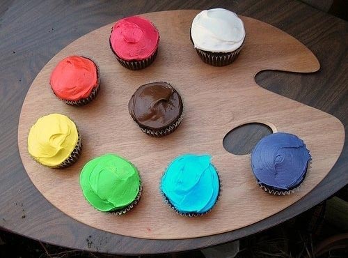 Cupcake Icing Color Palette