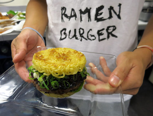 Go Ramen Noodle Burger Smorgasburg Debut