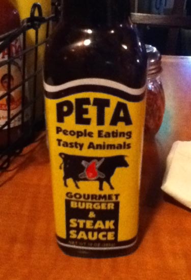 PETA Steak Sauce