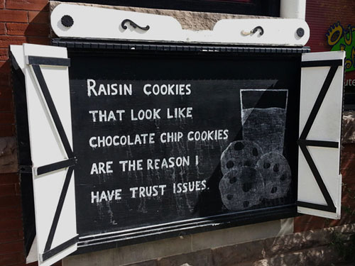 Cookies With Raisins Or Chocolate Chips