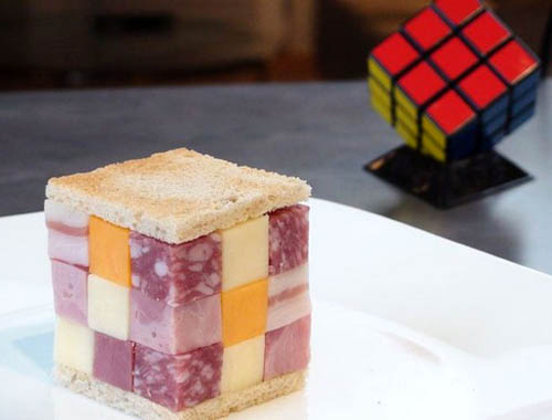 Rubiks Cube Sandwich