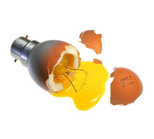 Soft Boiled Egg Light Bulb
