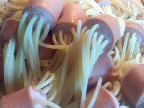 Hot Dogs and Spaghetti