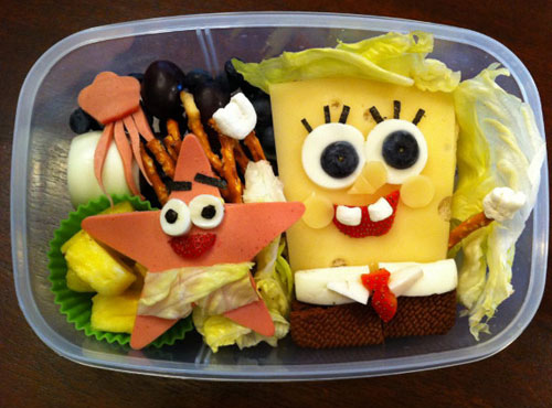 Spongebob Bento Kyaraben