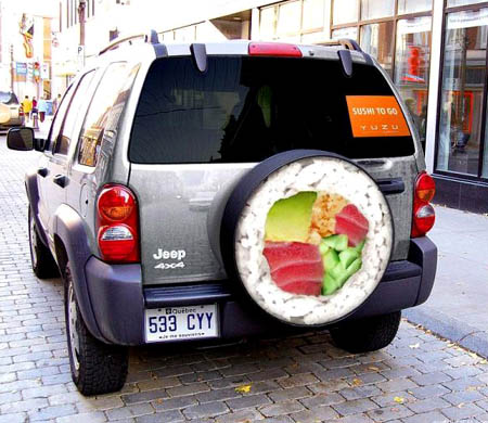 Sushi To Go Delivery Jeep