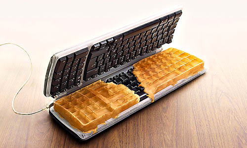 Waffle Keyboard » Funny, Bizarre, Amazing Pictures & Videos