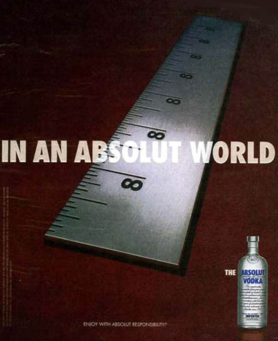 Absolut Vodka | Absolut World Print Ad