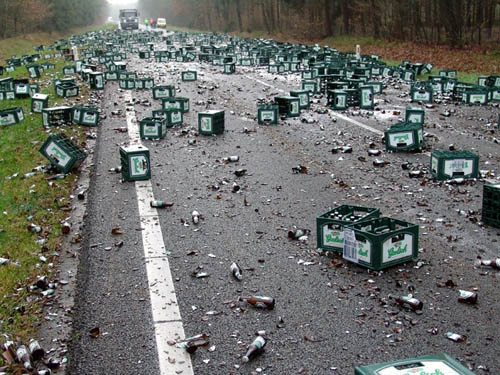 Beer Delivery Accident