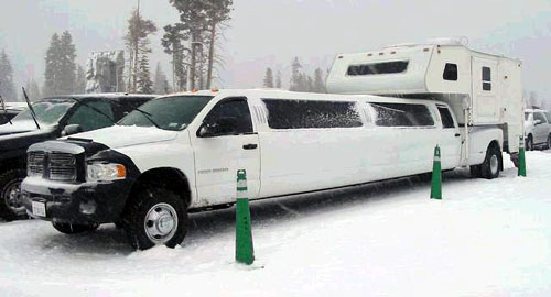 Dodge Extended-Cab Limo With Camper