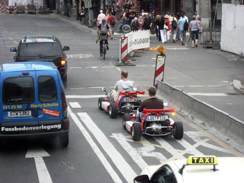 Go-Cart Traffic Commuters