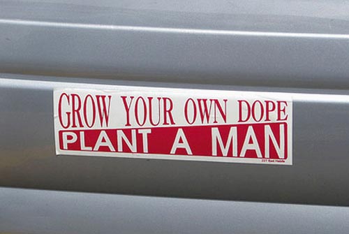 Grow Your Own Dope Bumper Sticker