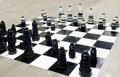 Camera Lens Chess