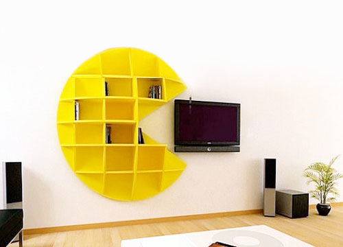 Pac-Man Bookcase