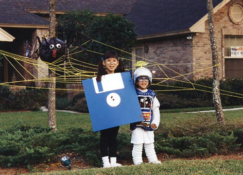 Floppy Disk Halloween Costume