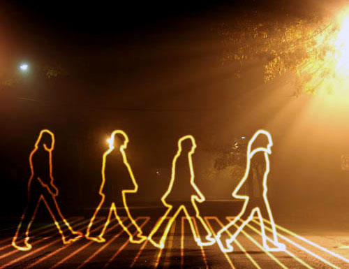 Abbey Road Light Trails