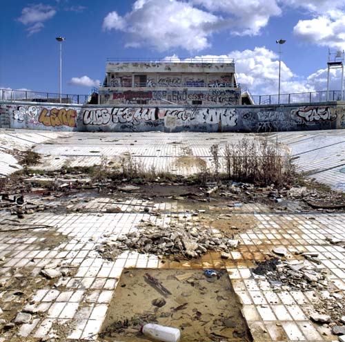 Abandoned Empty Swimming Pool Photography