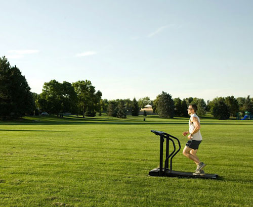 Funny Treadmill Exercise Photography