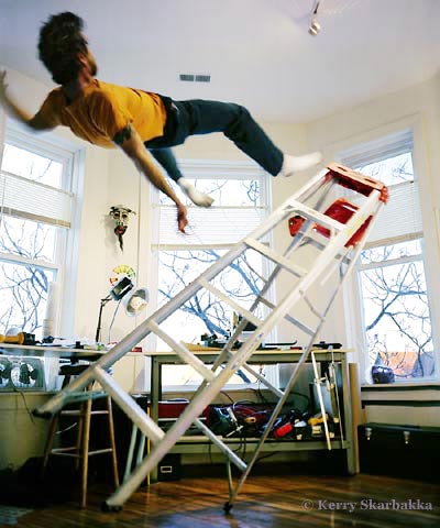 Fall From Ladder Photograph