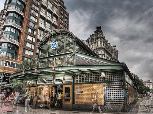 HDR in NYC | 1 2 3 Line at 72nd Street