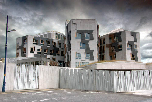 HDR Scottish Parliament Building, Edinburgh