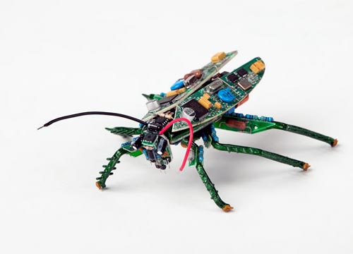 Recycled PCB Circut Board Insect Sculpture