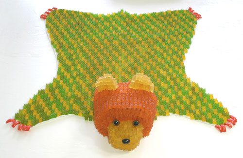 Gummi Bear Rug Sculpture