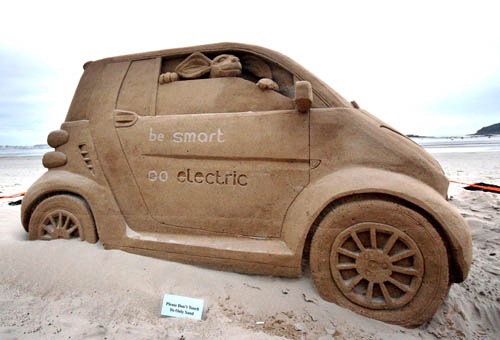 Smart Car Sandcastle