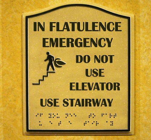 Flatulence Emergency Sign