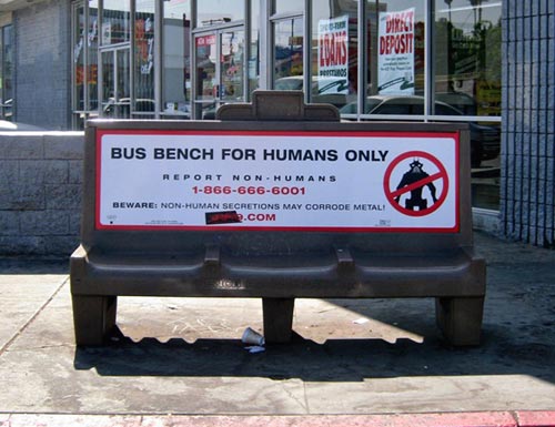 District 9 Bus Bench Campaign