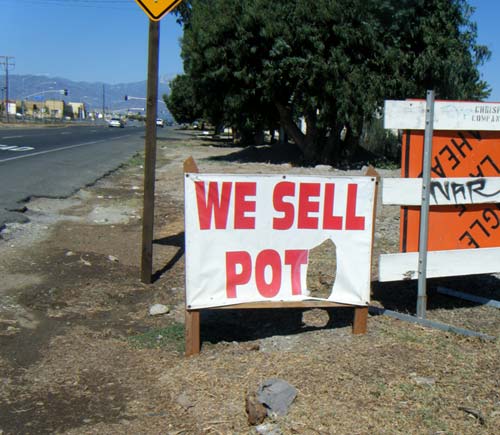 We Sell Pots Sign