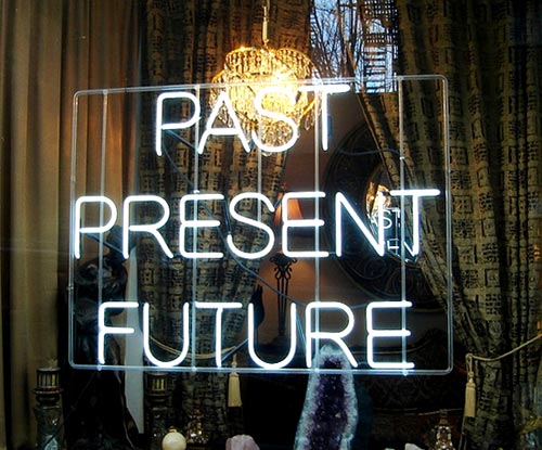 Past, Present, Future Psychic Sign